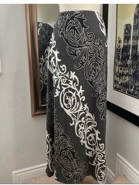 Beautiful ICE black, white and grey maxi skirt size XL.